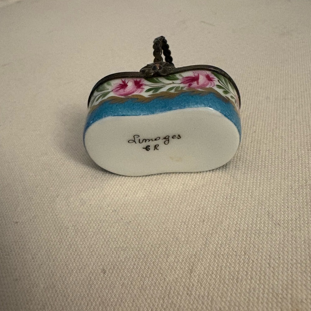 Vintage Limoges Miniature Floral Perfume Bottle Set - Picture 3 of 10